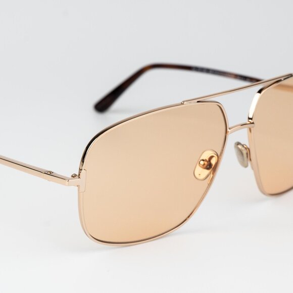 Tom Ford TEX Woman Sunglasses Rose Gold Brown Photochromic Aviator FT1096 28E - Picture 7 of 11